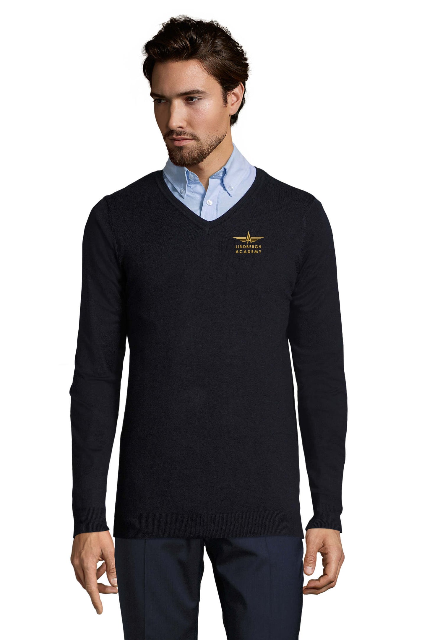 JN659 - Pullover uomo scollo a V