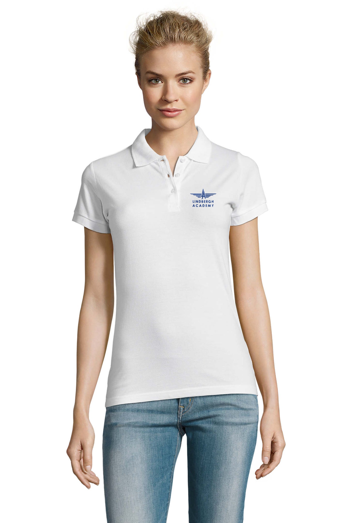 11347 - Women's short sleeve polo shirt