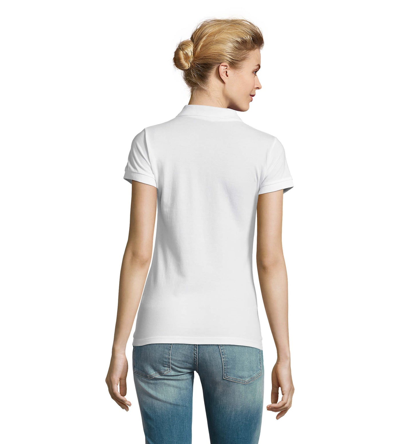 11347 - Women's short sleeve polo shirt